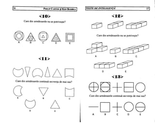 Teste de inteligenta philip carter