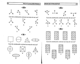 Teste de inteligenta philip carter