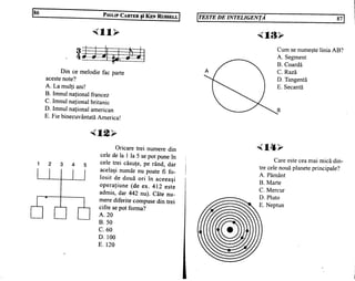 Teste de inteligenta philip carter