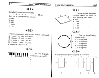 Teste de inteligenta philip carter