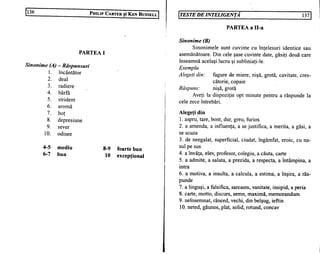 Teste de inteligenta philip carter