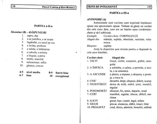 Teste de inteligenta philip carter