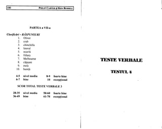 Teste de inteligenta philip carter