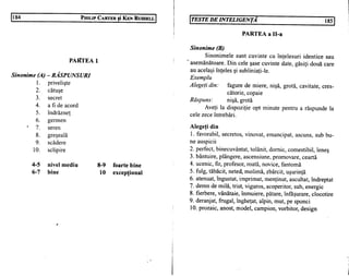 Teste de inteligenta philip carter