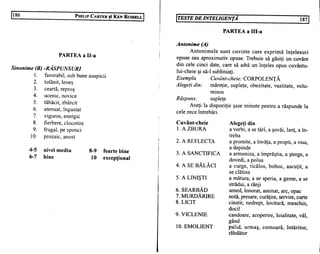 Teste de inteligenta philip carter
