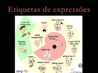 Etiquetas de expressões
 