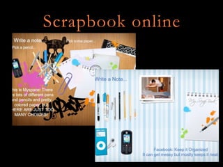Scrapbook online
 