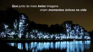 Que junto às mais belas imagens
                   criam momentos únicos na vida
 