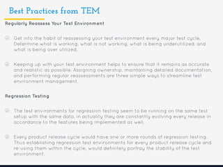 Test Environment Management | PDF