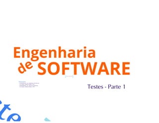 Teste de Software - parte 1