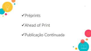 Modalidades de publicação