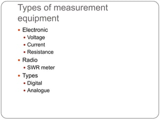 Test equipment | PPTX