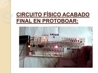 CIRCUITO FÍSICO ACABADO
FINAL EN PROTOBOAR:
 