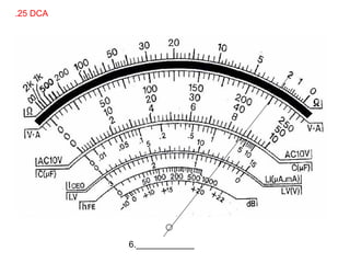 Analog Multitester Examination-Tester Reading | PPT