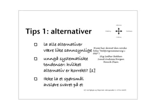 Bruk av tester i its learning