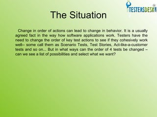 Making A Change Testing Then Live Testers Desk Presentation | PPT