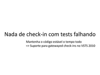 Testes Unitários/Integrados