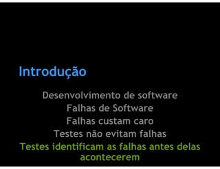 Testes de Software & Ferramentas de Testes