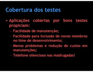 Testes de Software & Ferramentas de Testes