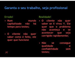 Testes de Software & Ferramentas de Testes