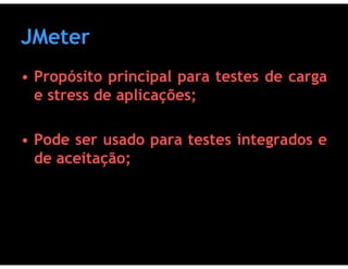 Testes de Software & Ferramentas de Testes