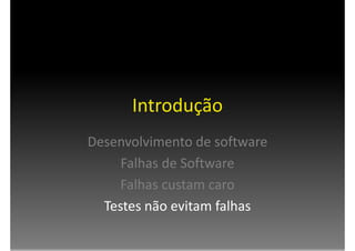 Testes e Refatoração