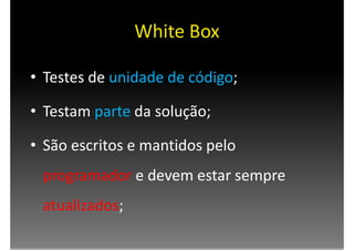 Testes e Refatoração