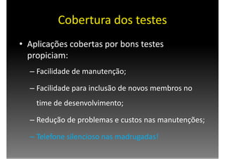 Testes e Refatoração