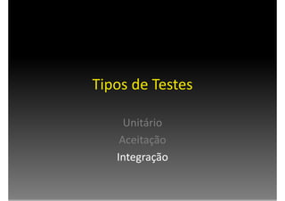 Testes e Refatoração