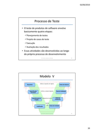 Testes de software | PDF