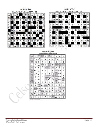 Testes & Curiosidades Bíblicas Página 101
Celso do Rozário Brasil Gonçalves
 