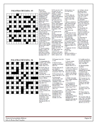 Testes & Curiosidades Bíblicas Página 58
Celso do Rozário Brasil Gonçalves
 