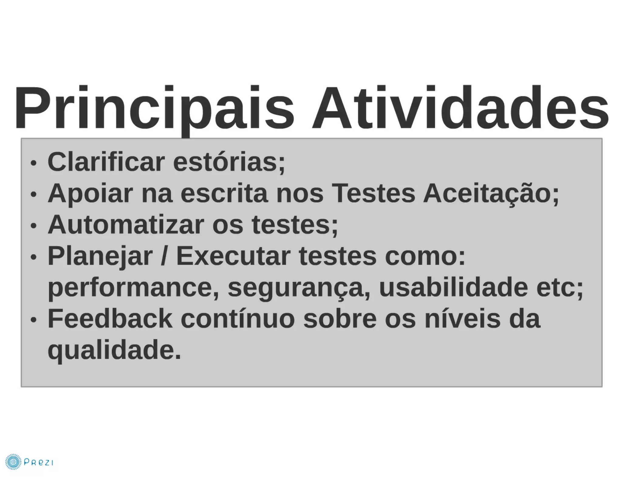 Testes Ágeis