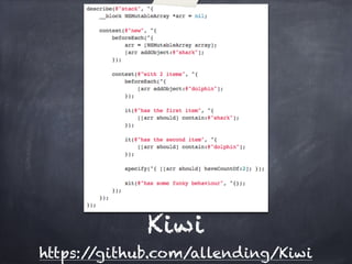 Kiwi
https://github.com/allending/Kiwi
 
