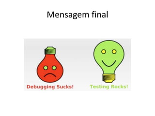 Mensagem final
 