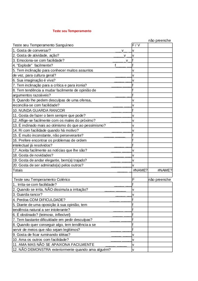 teste de temperamento para download Escore (de 1 a 12) dos 12 bezerros bubalinos nos quatro testes de.