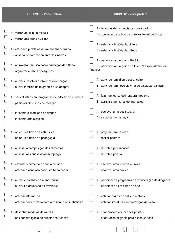 download teste vocacional Test vocacional for android apk download.