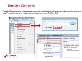 Keysight Testexec Entrenamiento TestExec 8.1 | PDF