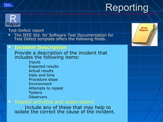 TEST EXECUTION AND REPORTING | PPT