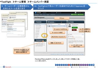 テストフライトの使い方 - Using TestFlight | PDF