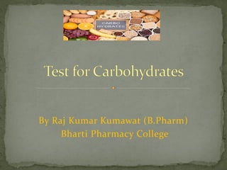 By Raj Kumar Kumawat (B.Pharm)
Bharti Pharmacy College
 