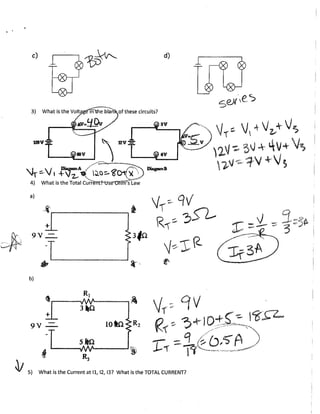 Test for practice electricity