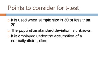 Test for Small and Large sample size (1).pptx