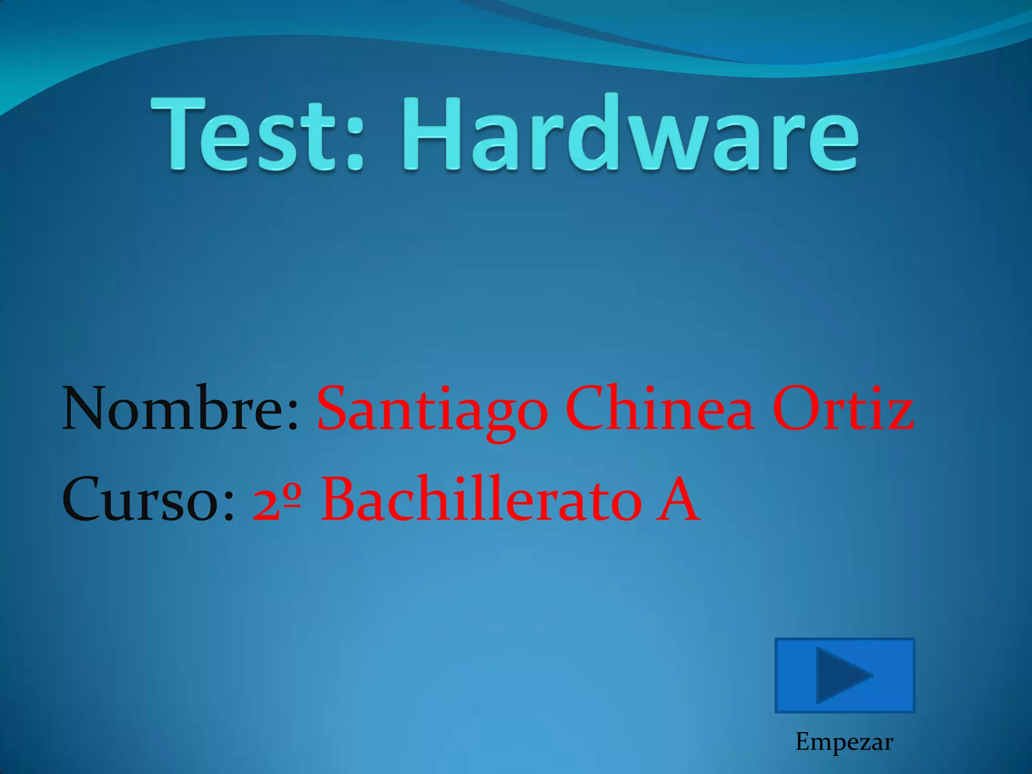 Test hardware y software PPT