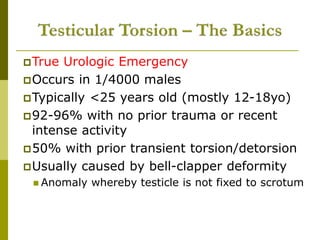 Testicular Pain & spermatic cord tortion 2.ppt
