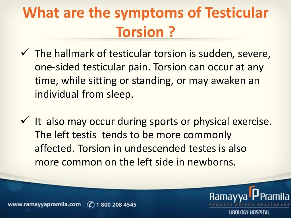 Testicular torsion