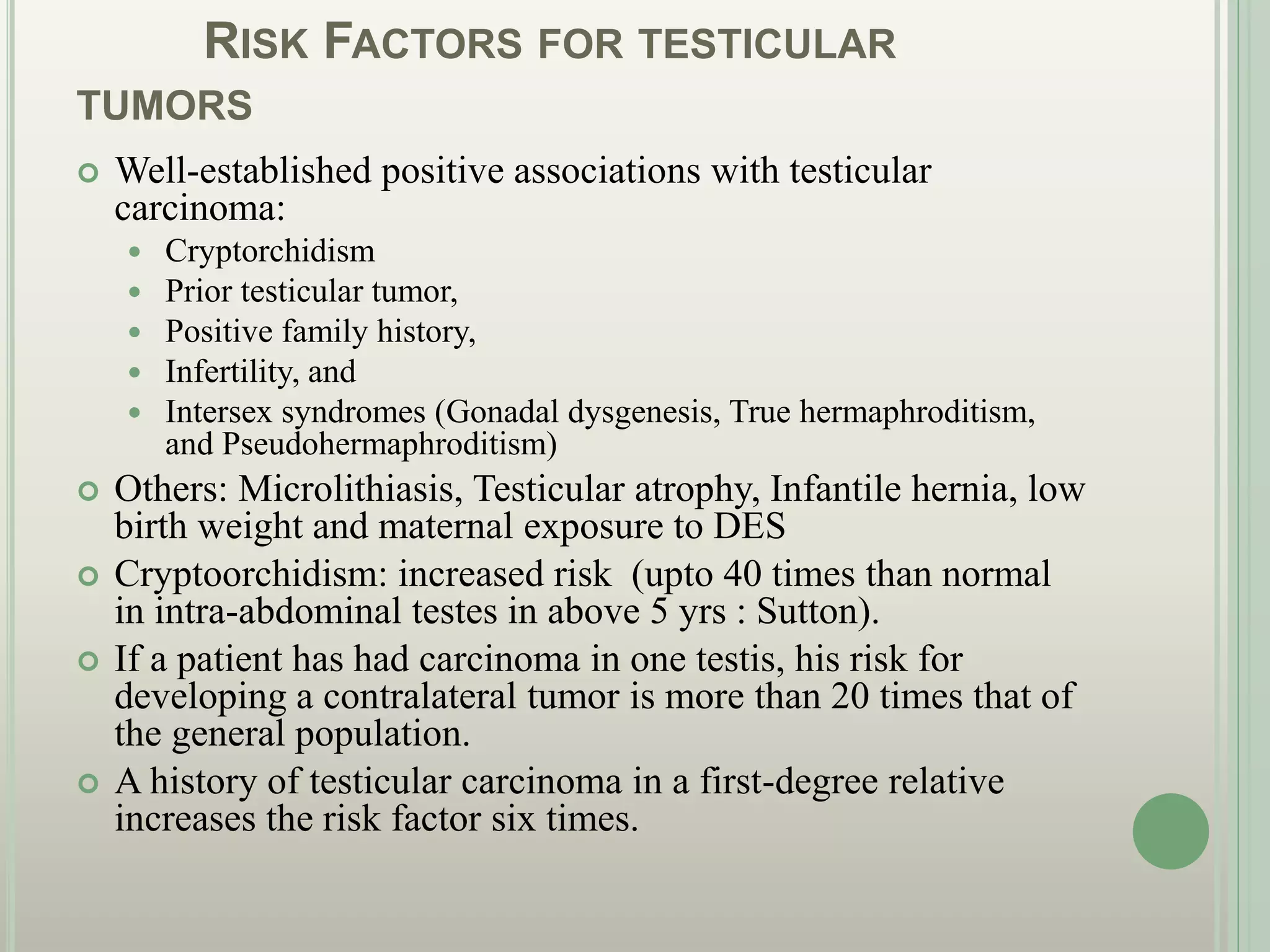 Testicular tumor imaging | PPTX