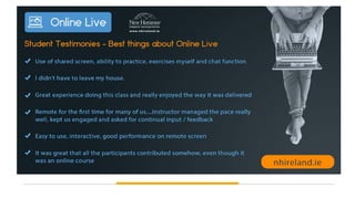 Students' Testimonials - Online Live Classes