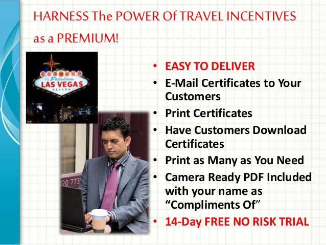 increase leads and appointments and sales with vacation certificates
