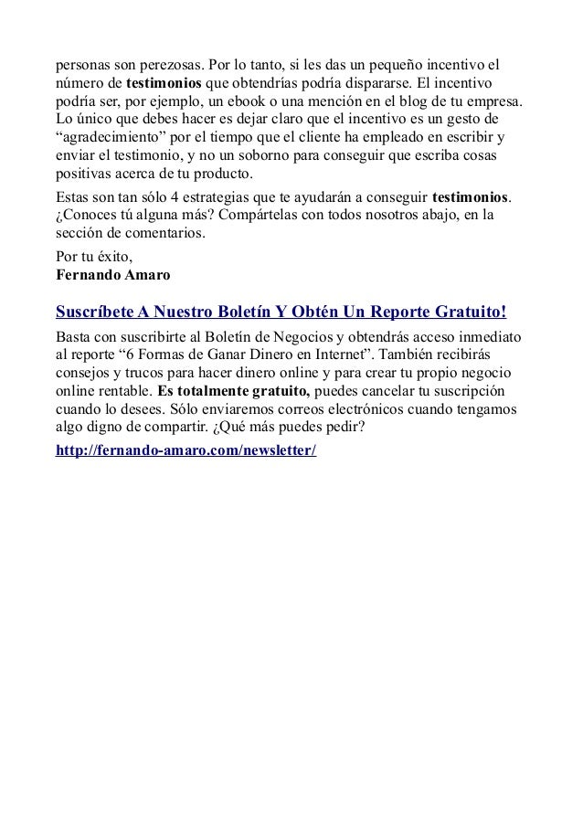 Cómo Conseguir Testimonios Para Tu Carta De Ventas